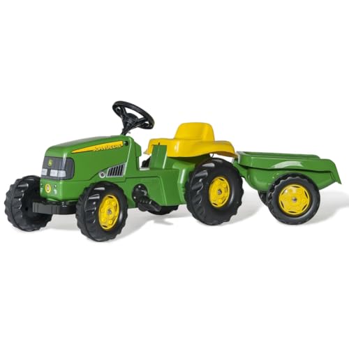 John Deere Rolly Kids Pedal Tractor with Trailer