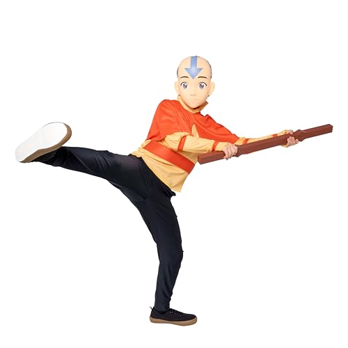 Conjunto Disfraz Oficial Avatar Airbender 5 Piezas Kid miniatura 3