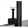 B-Tech Flat Screen Interface Arms System X Universal Interface, BT8390-VESA400F_B (System X Universal Interface Arms - VESA 400, Flat Panel Mount arm, Black, 70 kg, Rail, 177.8 cm (70),)