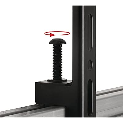 B-Tech Flat Screen Interface Arms System X Universal Interface, BT8390-VESA400F_B (System X Universal Interface Arms - VESA 400, Flat Panel Mount arm, Black, 70 kg, Rail, 177.8 cm (70),)