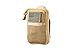 Code 11 Pocket Pouch with U.S. Flag Patch (Color: Tan)