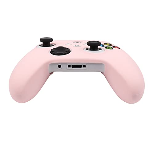 Image of RALAN Controller Skin for Xbox Series S /X, Anti-Slip Silicone Controllers Cover Protector Case Compatible with Xbox Series S /X(Pink Pro Thumb Grip x 2,Cat + Skull Cap &Cover Grip x 2)