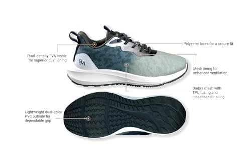 Image of Neeman's The Spiffs Sneakers for Men | Crafted with Ombre Mesh with TPU Fusing Upper Comfortable and Flexible Casual Shoes for Men