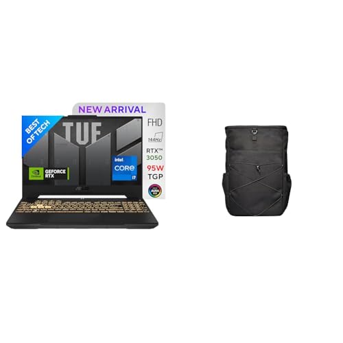 Image of ASUS TUF Gaming F15 Gaming Laptop,Intel Core i7-12700H 12th Gen,4GB NVIDIA GeForce RTX 3050, 15.6-in