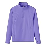 MoFiz Camisas de forro polar de manga larga para equitación para niñas, X-Small