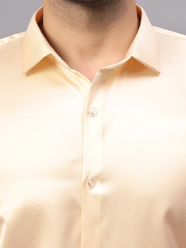 Image of CVC Mens Satin Regular Fit Formal Shirt.