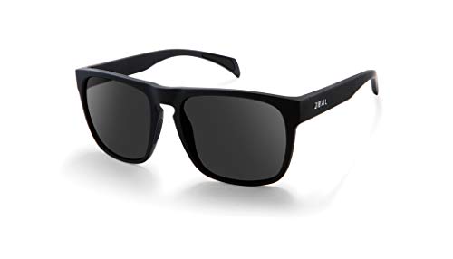 Zeal Optics Capitol | Plant-Based Polarized Sunglasses for Men & Women - Matte Black/Polarized Dark Grey Lens