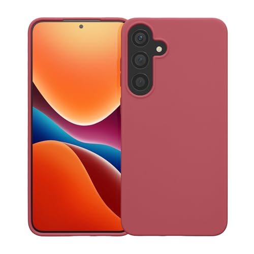 kwmobile Case Compatible with Samsung Galaxy S25 Plus Case - Soft Slim Protective TPU Silicone Cover - Dark Rose - image 8