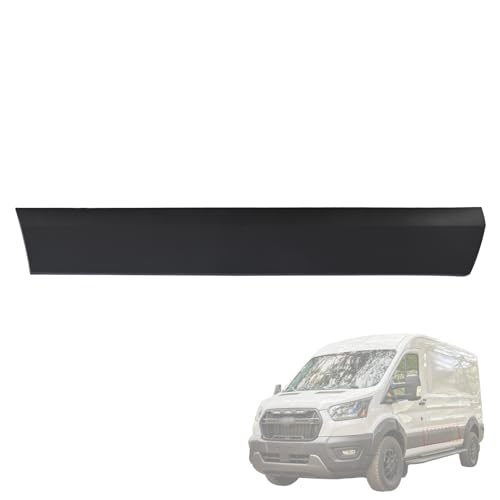 Magimaker Sliding Door Lower Molding Trim Panel Fit for Ford Transit 150/250/350/350HD 2015-2024, Left Driver Side Exterior Center Cover Accessory, Fits Cargo Van Side Loading BK3Z6125533AC