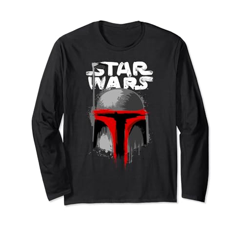 T-shirt Star Wars Boba Fett à manches longues idéal pour vos soirées cinéma et looks streetwear