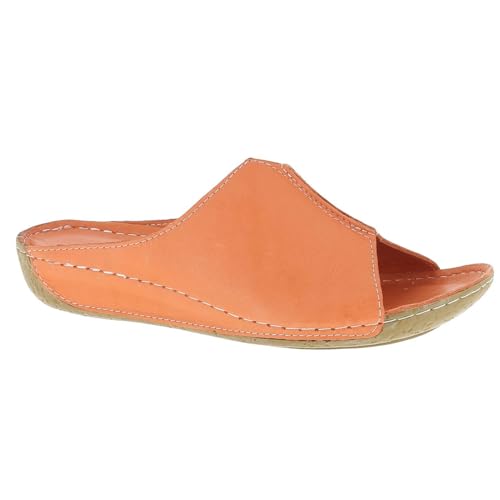 Mules femme Andrea Conti 0027423 sabots plats cuir chaussures été