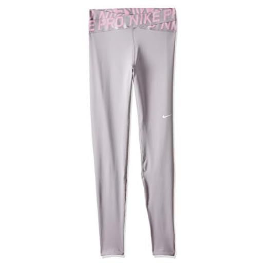 NIKE W NP INTERTWIST 2.0 Tight Pantalones, Mujer, Atmosphere Grey/Pink Rise/Whit, XL