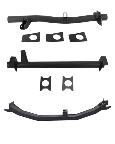 Mountainpeak Front and Rear Fuel Tank Support Crossmember and Rear Upper Shock Mount Crossmember Fit for 2007-2014 Chevy Silverado 1500 GMC Sierra 1500 Regular Cab