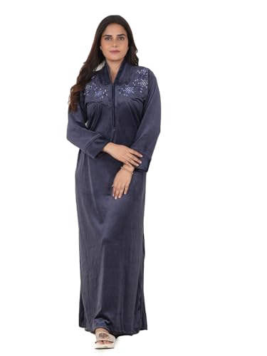 Polina Women's Full Sleeve Winter Care Woolen Embroided Winter We...