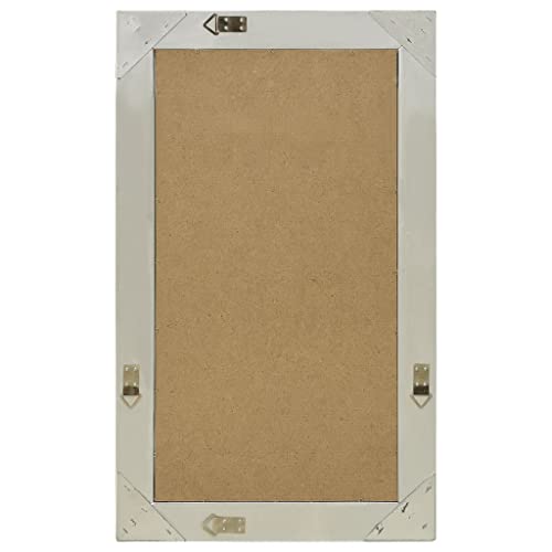 Miroir baroque argenté 50x80 cm pour sublimer votre chambre - 3