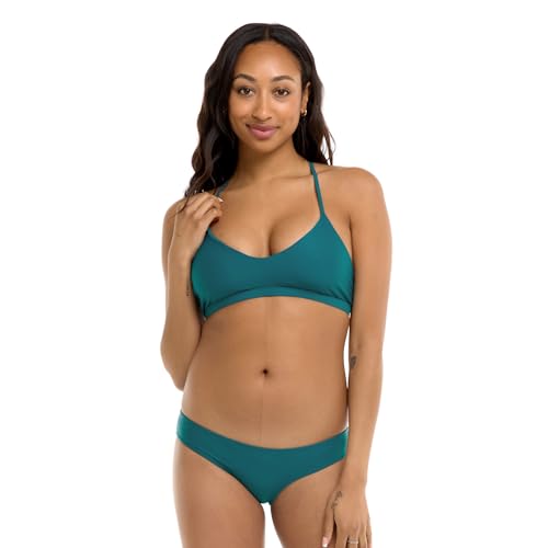 Image of Body Glove Women's Smoothies Eclipse Solid Surf Rider Bikini Bottom Swimsuit