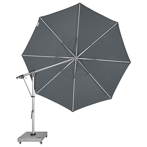Doppler Pendelschirm Expert 350 cm – Runder Ampelschirm für Garten und Terrasse