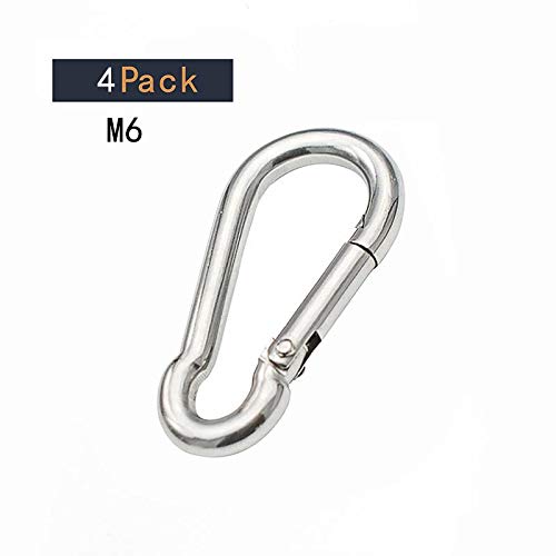 Carabiner Clip Spring Snap Hooks Heavy Duty Stainless Steel 304 Swing Set Kit