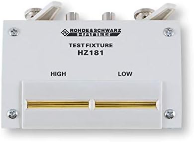 Rohde and Schwarz HZ181 4 Terminal Test Fixture with Shorting plate, HM 8118