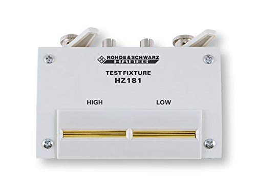 Rohde and Schwarz HZ181 4 Terminal Test Fixture with Shorting plate, HM 8118