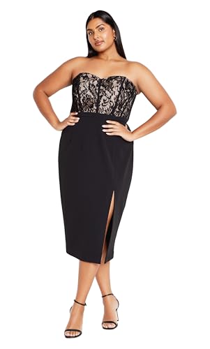 Image of City Chic Women's Plus Size Dress - Perfect Date
