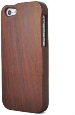 RioRand Handmade Natural Wooden Case Cover for iPhone 5 & 5s (RRC-8)