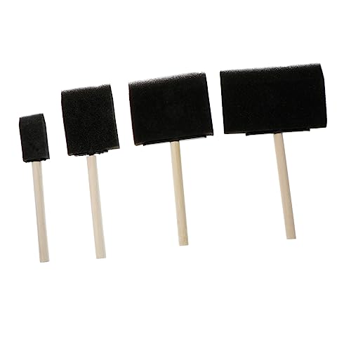 TEHAUX Boys and Girls Sponge Painting Brush DIY Coloring Boys and Girls Art Crafts Toys Sponge Material Handle Unique Shapes Patterns Safe for