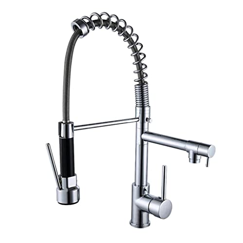 LOOM TREE® Sink Mixer Tap Single Hole Kitchen Faucet Pull Ou...
