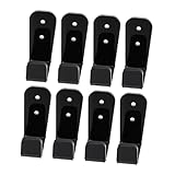 TOGEVAL 4pares Soportes De Pared Acrílicos Para Bastones Trekking Pesca Para Organizador De Palos De Senderismo Bastones De Esquí y Palos De Hockey Montaje Con Tornillos Estantes Prác