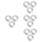 VILLFUL 12pcs Shower Flange Cover Wall-mounted Pipeline Plate Replacement Decorative Flange for Kitchen Faucets Sinks and Toilets Easy Installation for Use