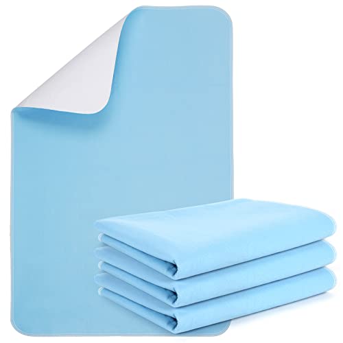 Soloshine Washable Incontinence Bed Pad, 18X24 Inch (3 Packs) Reusable Bed Underpad, Waterproof Bed Pad & Pee Pad, Perfect For Kids, Adults, The Elderly And Pets #TOP23