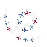 Healifty 2 Satz Flugzeug Wolken Girlande aus Filz Vintage Partybanner für Flugzeug Mottoparty und Geburtstagsdekoration Vielseitige Luftfahrt Deko für Kinderzimmer und Festveranstaltungen