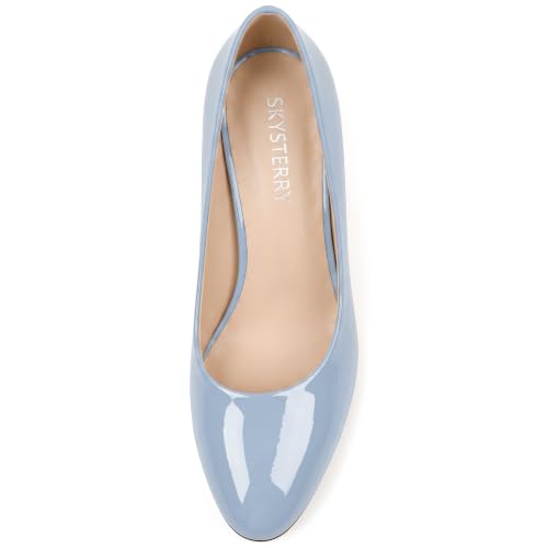 Image of SKYSTERRY Women's Low Heel Dress Pumps Shoes 2 Inch
