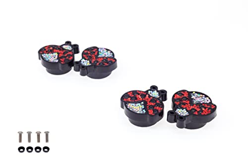 Image of FD&D Multiple Use Shining Screw Cap, Red Ladybug Pattern with M6 Machine Screw