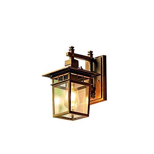 Applique murale rétro haut de gamme luminaire extérieur bronze