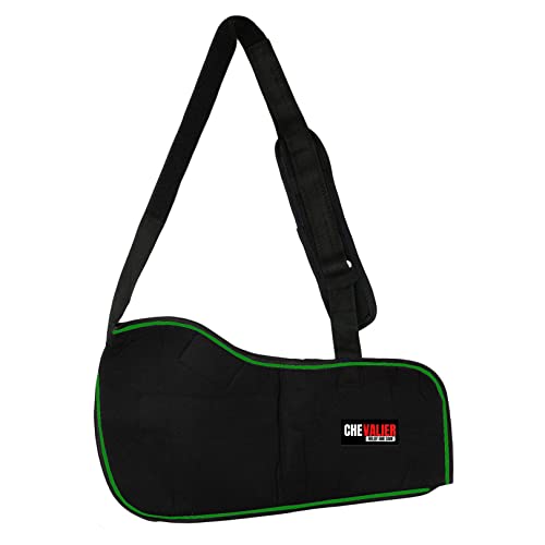 Image of CHEVALIER Arm Sling Pouch Belt, Arm Brace Immobilizer with Elbow Support for Left /Right Hand Fracture, Sprain, Dislocation, and Pain Relief (XL, Black) 14 Inches