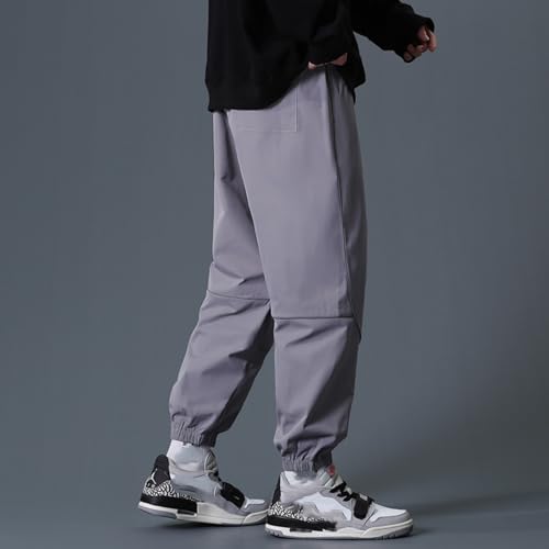 Pantalon de sport décontracté multi-poches coupe ajustée homme