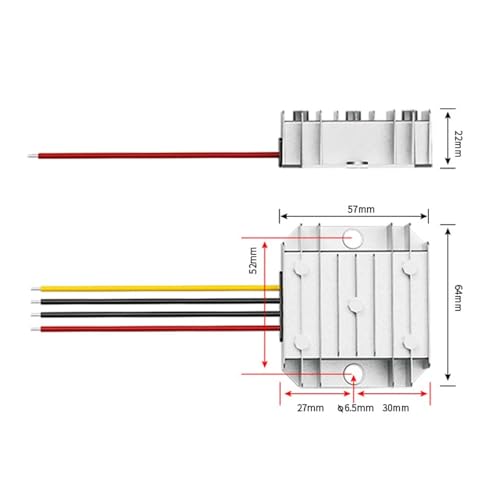Convertisseur Buck 48V à 12V 10A régulateur de tension DC permanent - 6