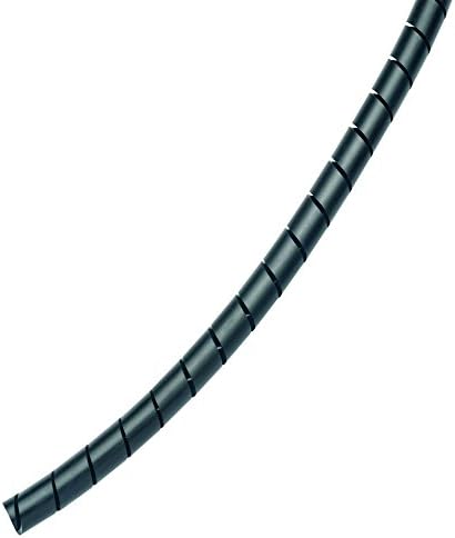 Spiral Wrap 0.5In X 100Ft Blk 1Rl image 2