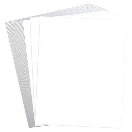 White Cardstock, 8x10 Cardstock Paper, 250gsm Thick Cardstock, Smooth Card Paper,90 Lb Heavy Card Stock Paper, Printer Paper For Stationary Printing, Invitations, Cards, Menus, Images(25Sheets)