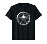 Marvel The Falcon and The Winter Soldier Bucky Shield Badge T-Shirt