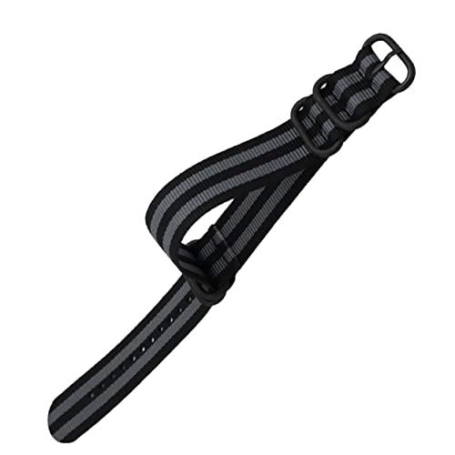 Correa de reloj de nylon cómoda y resistente ajustable para deporte diario 4
