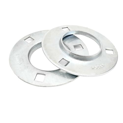 DINGGUANGHE PF204 Stamped Steel Housed Units Setscrew Locking 3-Bolt Flange Housing