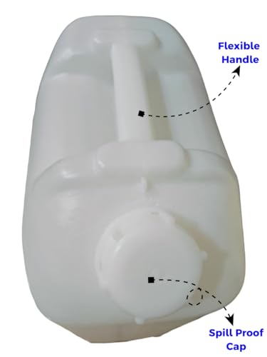 Image of Original Strong & Heavy 35 Litres Water /Petrol /Diesel white dispenser Can For all travels, generators, jeep, cars, lorry and other vehicles