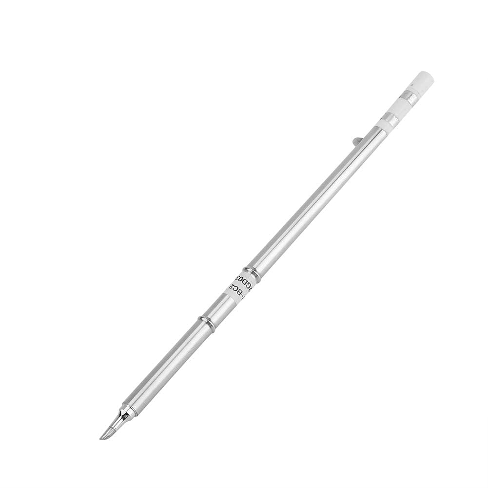 Soldering Iron Tips Welding Tool T12 Series Welding Replacements for FX-951 Rework Stationsuitable for Lower Temperature Soldering 200℃~480℃(T12-BC2)