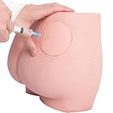 Buttock Injection Model, Intramuscular Injection Training Model with Removable Skin Module and Rectal Module