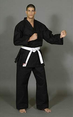 Asia Sports Karate Anzug Advance Black, 12 oz, Gr. 180