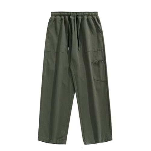 Pantalon cargo japonais homme ample droit automne hiver