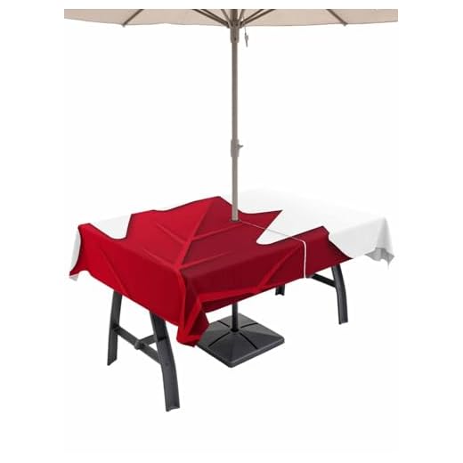 Waterproof Canada Maple Leaf Table Cloth