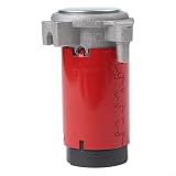 Linnkyfloa Motore elettrico ad aria da 12 V 150 dB per camion auto barca con potenza 180 W e pressione dell'aria 0,1-0,13 Mpa (ROSSO)